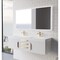 Castello Usa Thames 60-inch White Vanity Set with White Top and Gold Handles CB-MC-60W-GLD-20146-WH - alternate 6